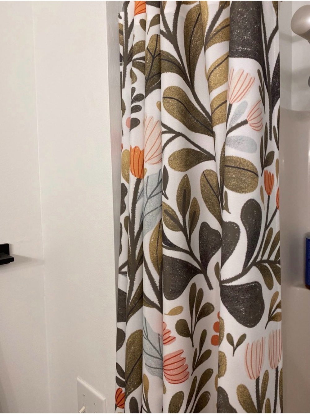 Society 6 Shower Curtain - Floral Month of May in White by Iz Ptica - Picture 3 of 4